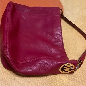 Michael Kors Rich Red Shoulder Bag